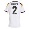 Tyskland Antonio Rudiger #2 Hjemmedrakt Kvinner VM 2026 Kortermet